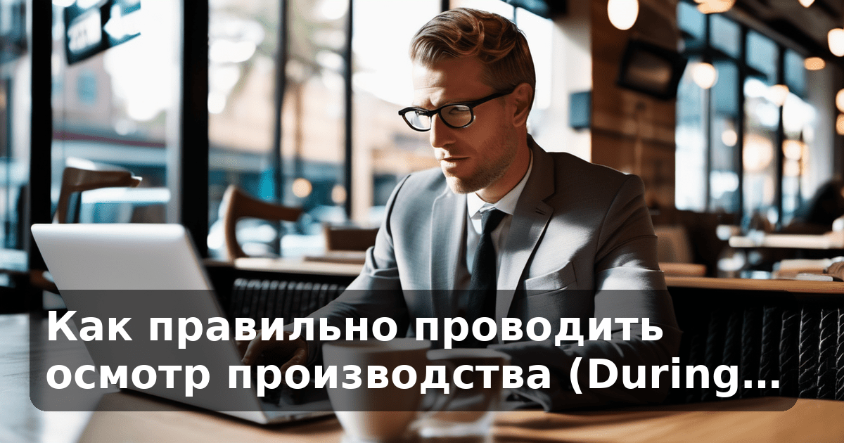 Как правильно проводить осмотр производства (During…