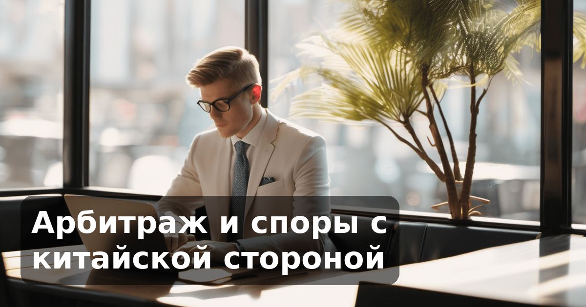 Арбитраж и споры с китайской стороной