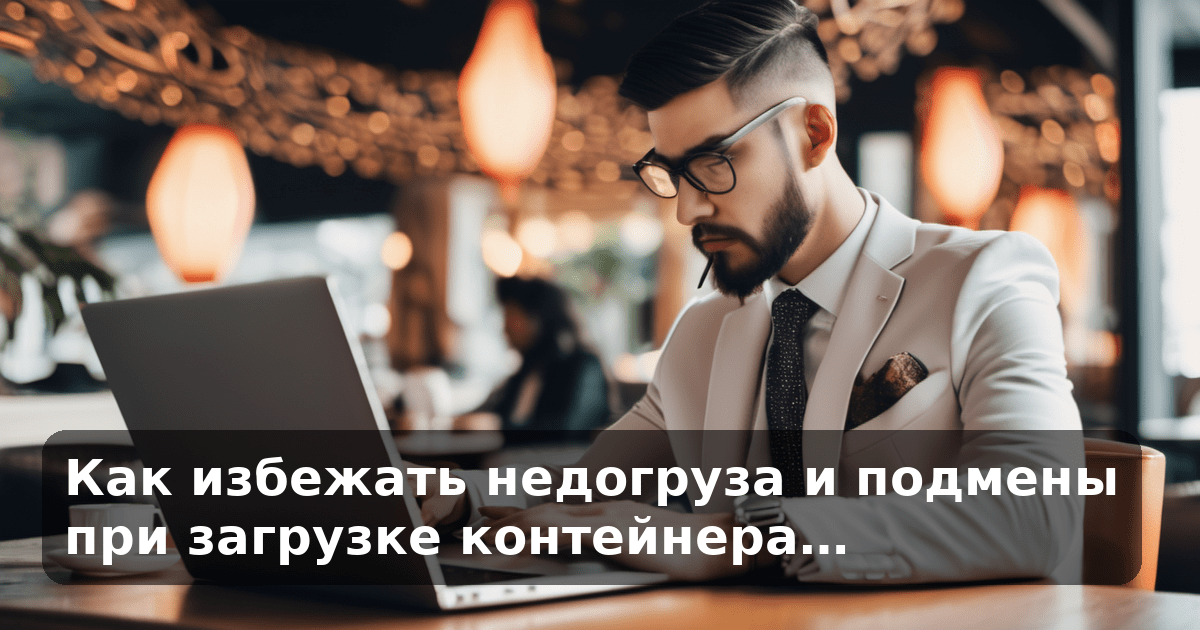 Как избежать недогруза и подмены при загрузке контейнера…